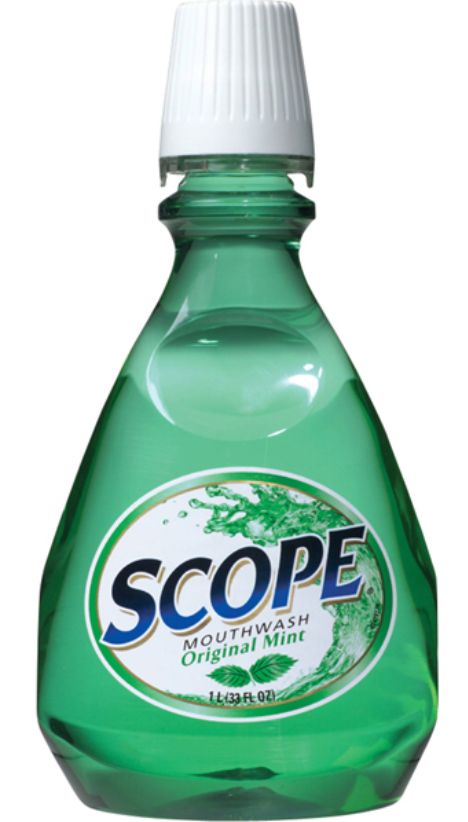 Proctor & Gamble 80279698 Scope Mouthwash Original Mint 1 Liter 6/Pk Proctor & Gamble 80279698 Scope Mouthwash Original Mint 1 Liter 6/Pk